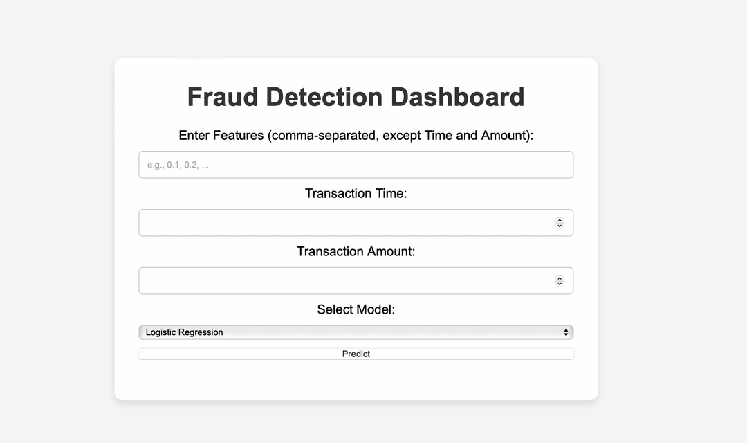 AI-Powered Credit Card Fraud Detection System